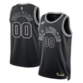 Nike Spurs Black Jersey Custom