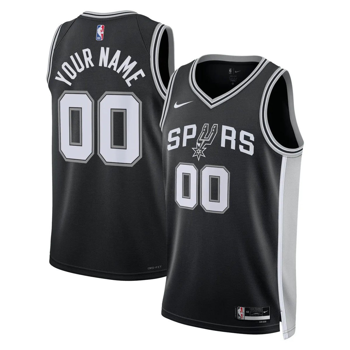 Spurs Black Icon Jersey - Hình 2