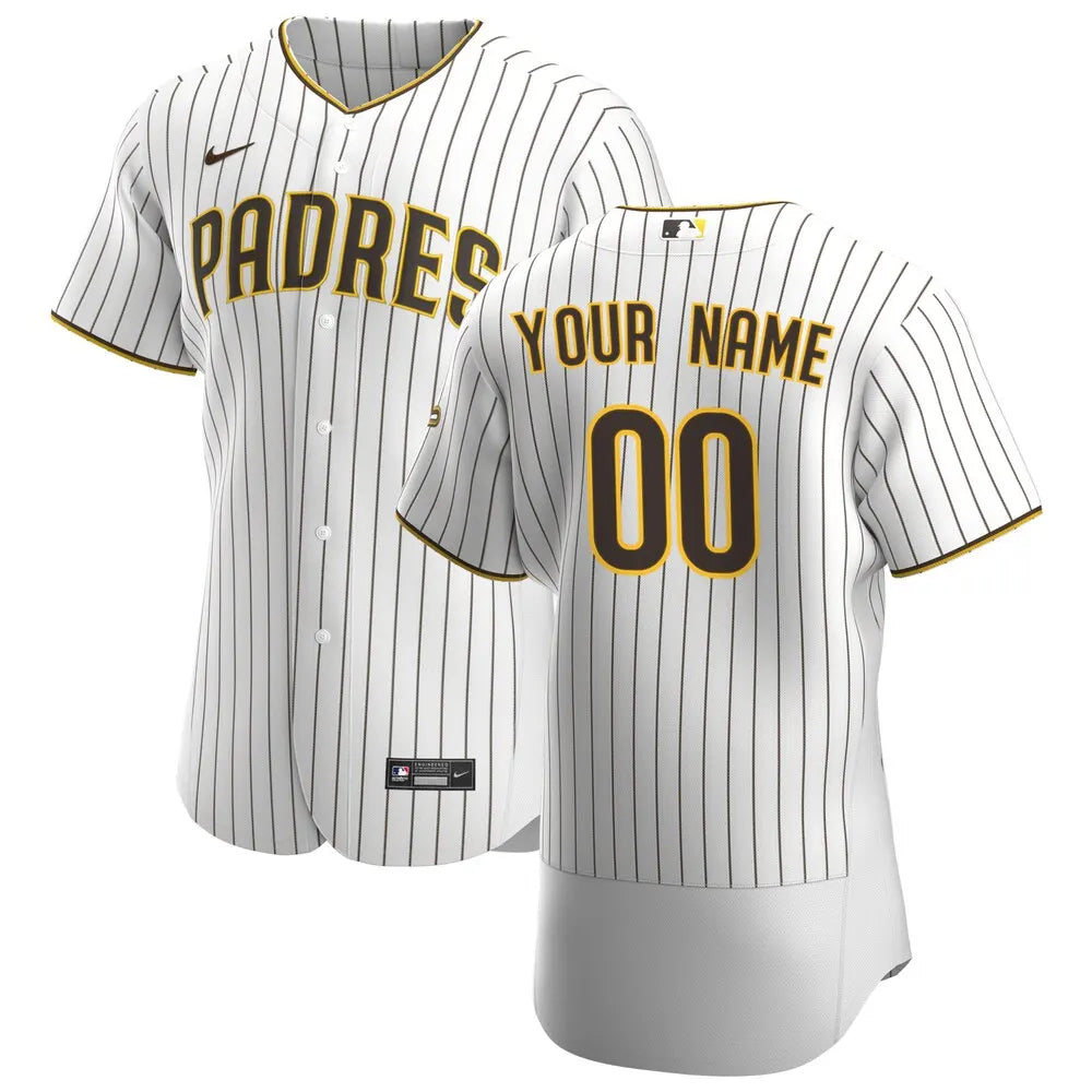 Custom Padres Pinstripe Jersey