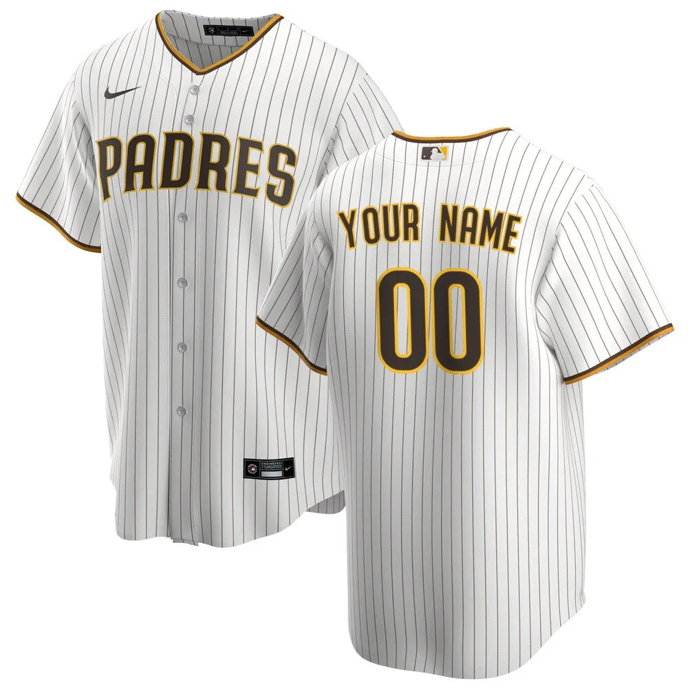 Padres Pinstripe Custom Jersey