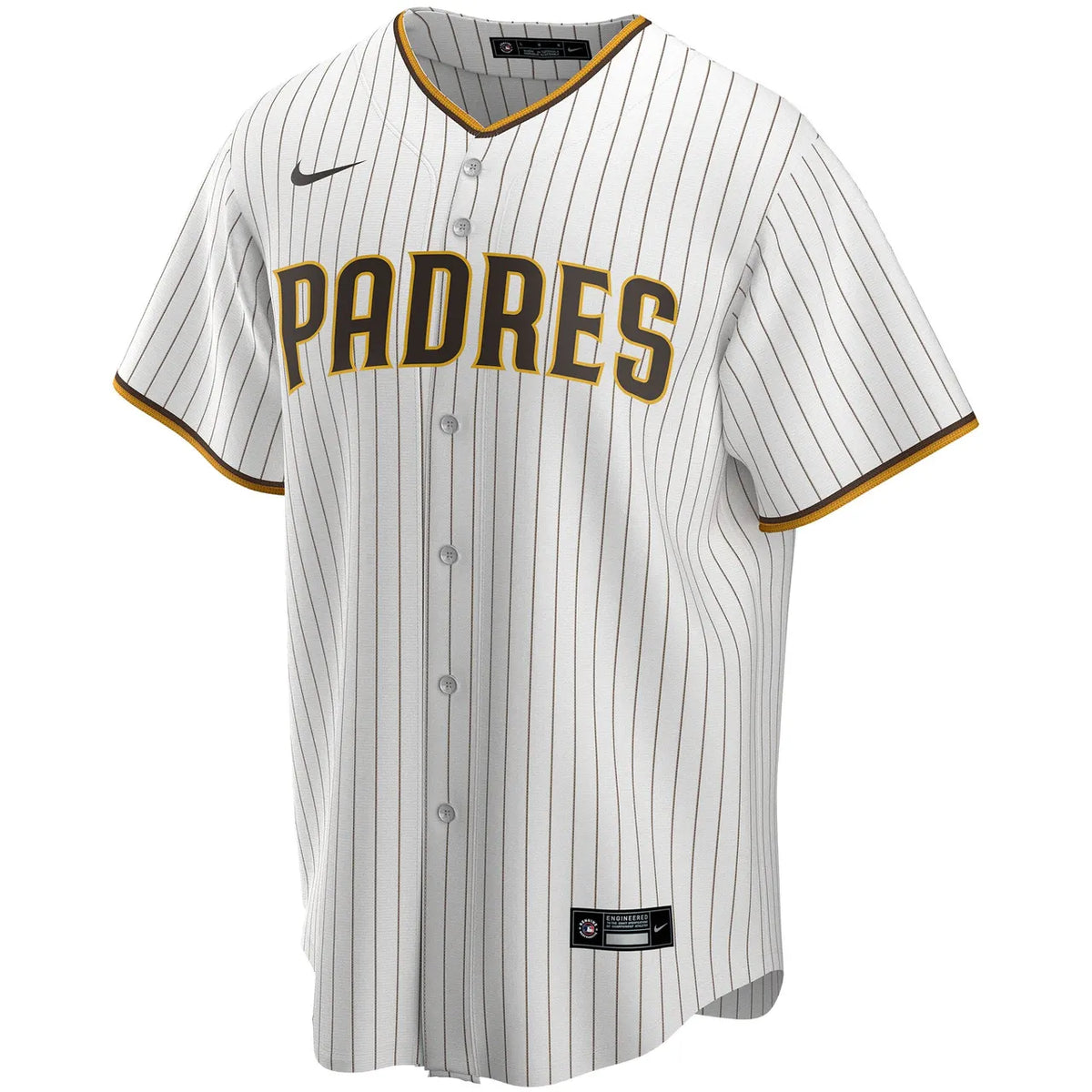 Padres White Pinstripe Custom Jersey nike - Hình 3