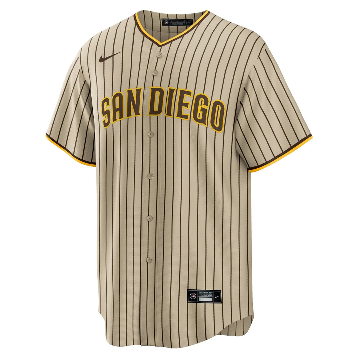 nike Padres Custom Pinstripe Jersey - Hình 3