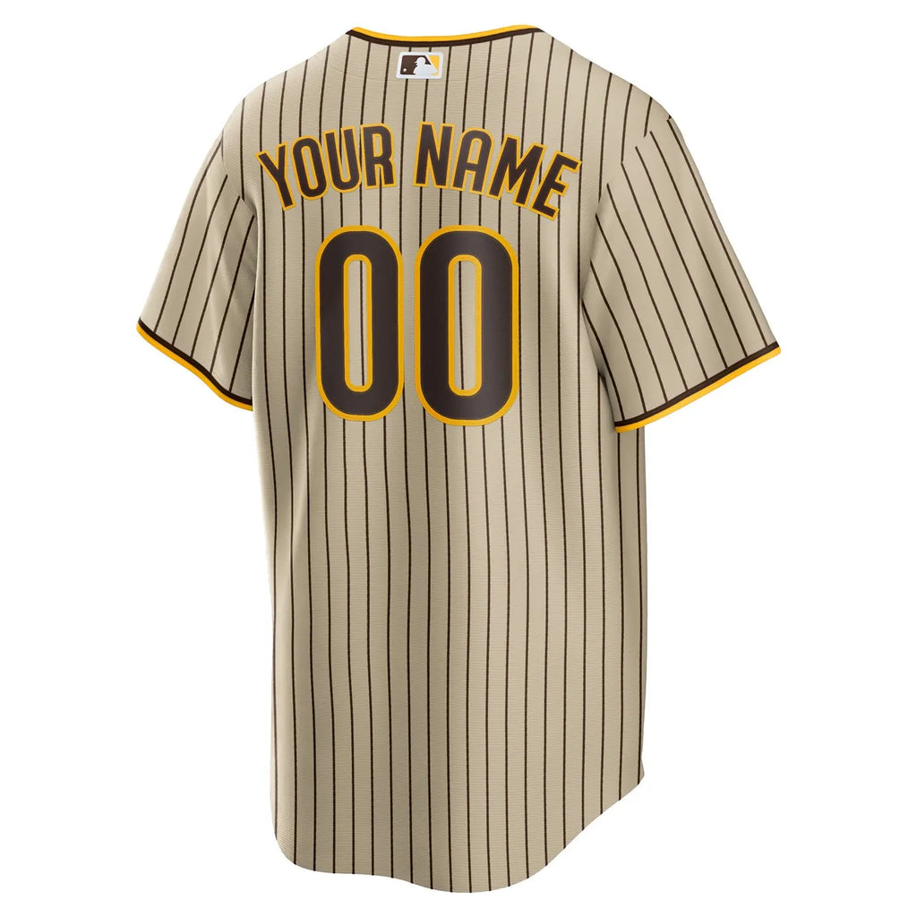 nike Padres Custom Pinstripe Jersey - Hình 4