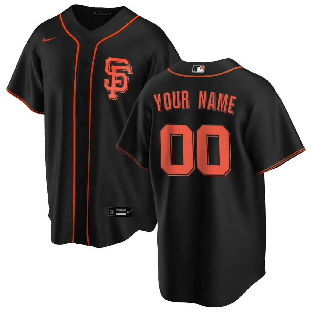 Giants Black Custom Jersey - Hình 2