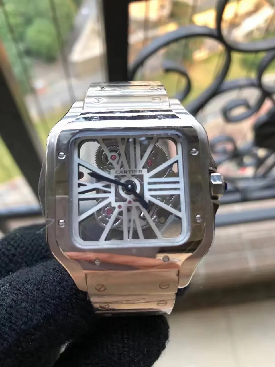 Cartier Santos Skeleton - Hình 2