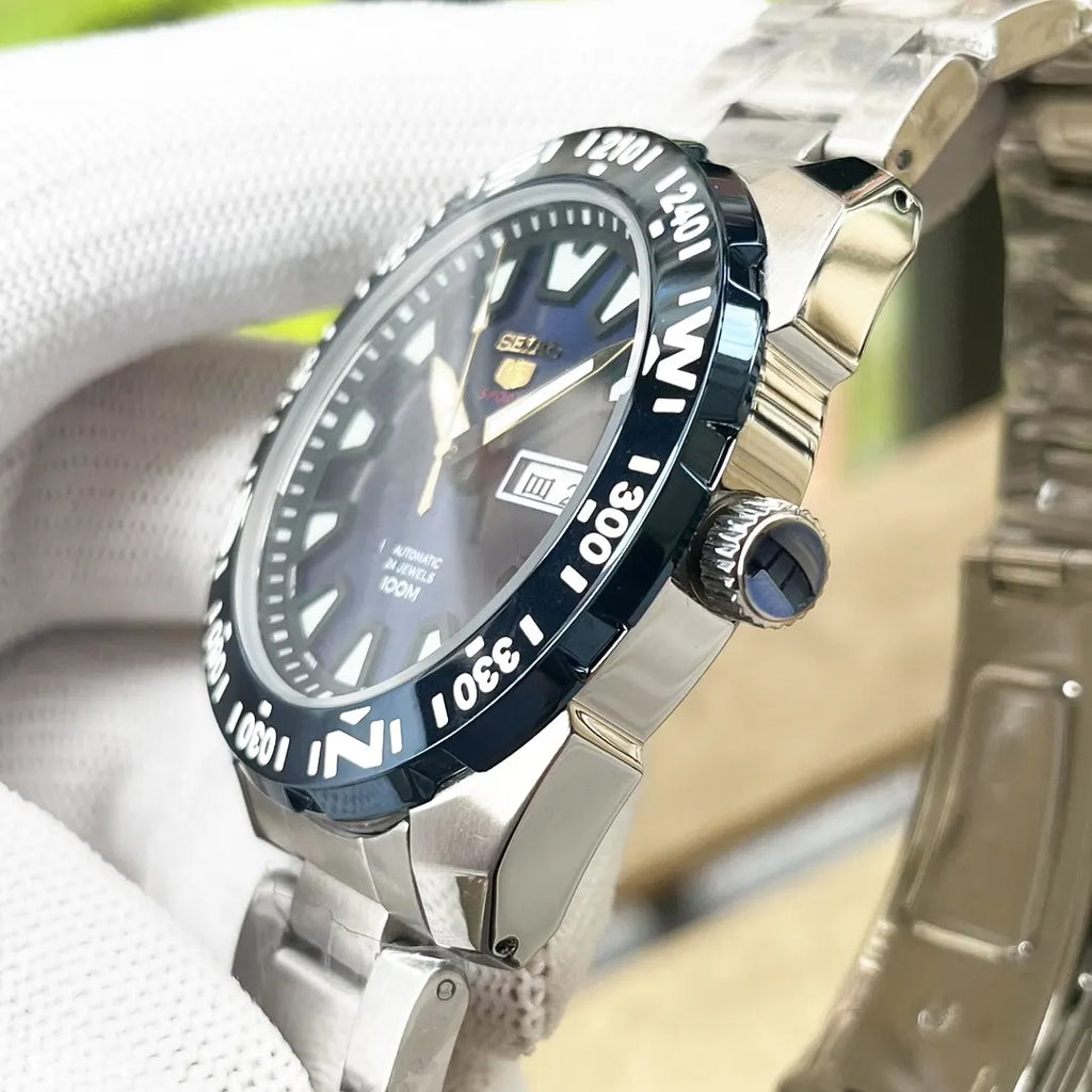 Seiko Blue Diver Watch - Hình 6