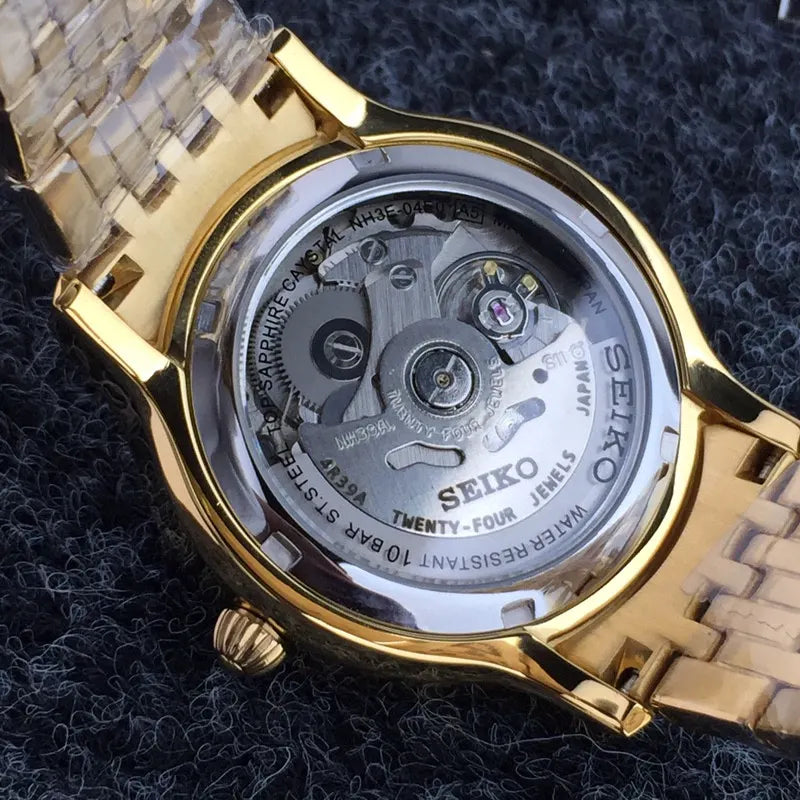 Seiko Gold Automatic Watch - Hình 2