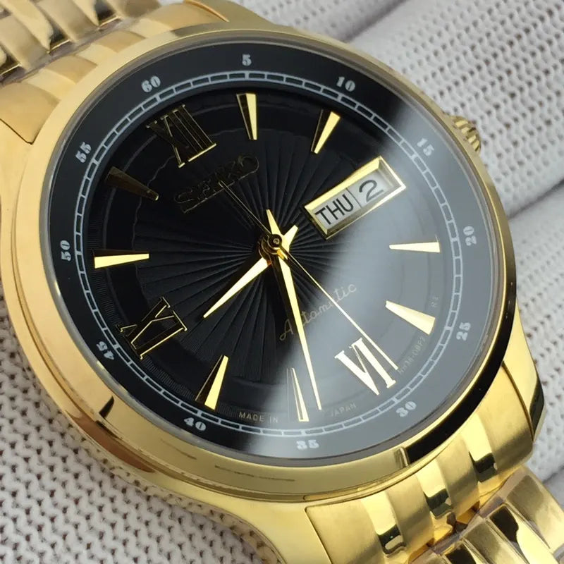 Seiko Gold Automatic Watch - Hình 5