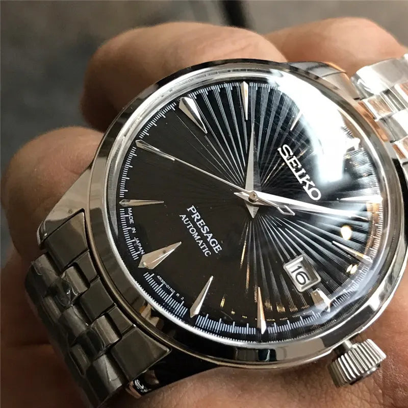 Seiko Presage Black Dial - Hình 4