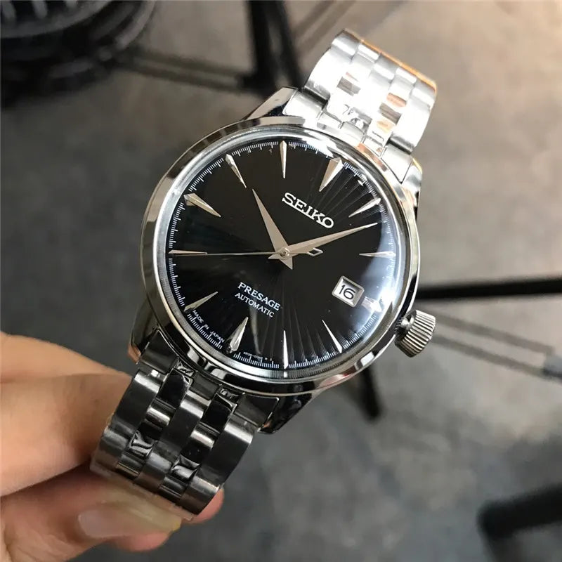 Seiko Presage Black Dial - Hình 8