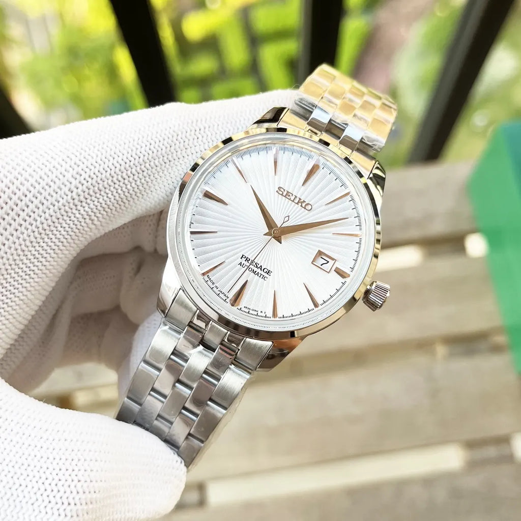 Seiko Silver Dial Automatic - Hình 4