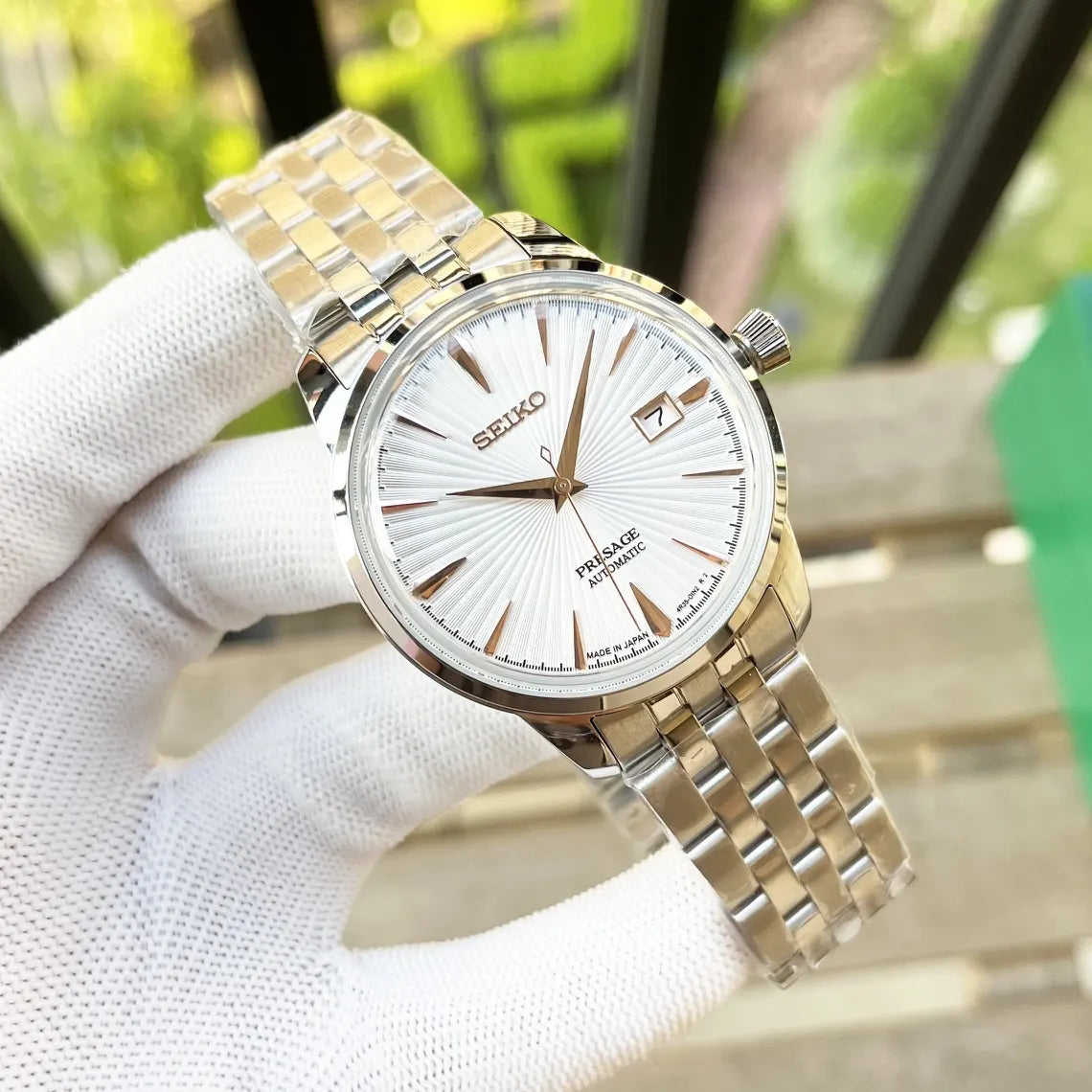 Seiko Silver Dial Automatic - Hình 3