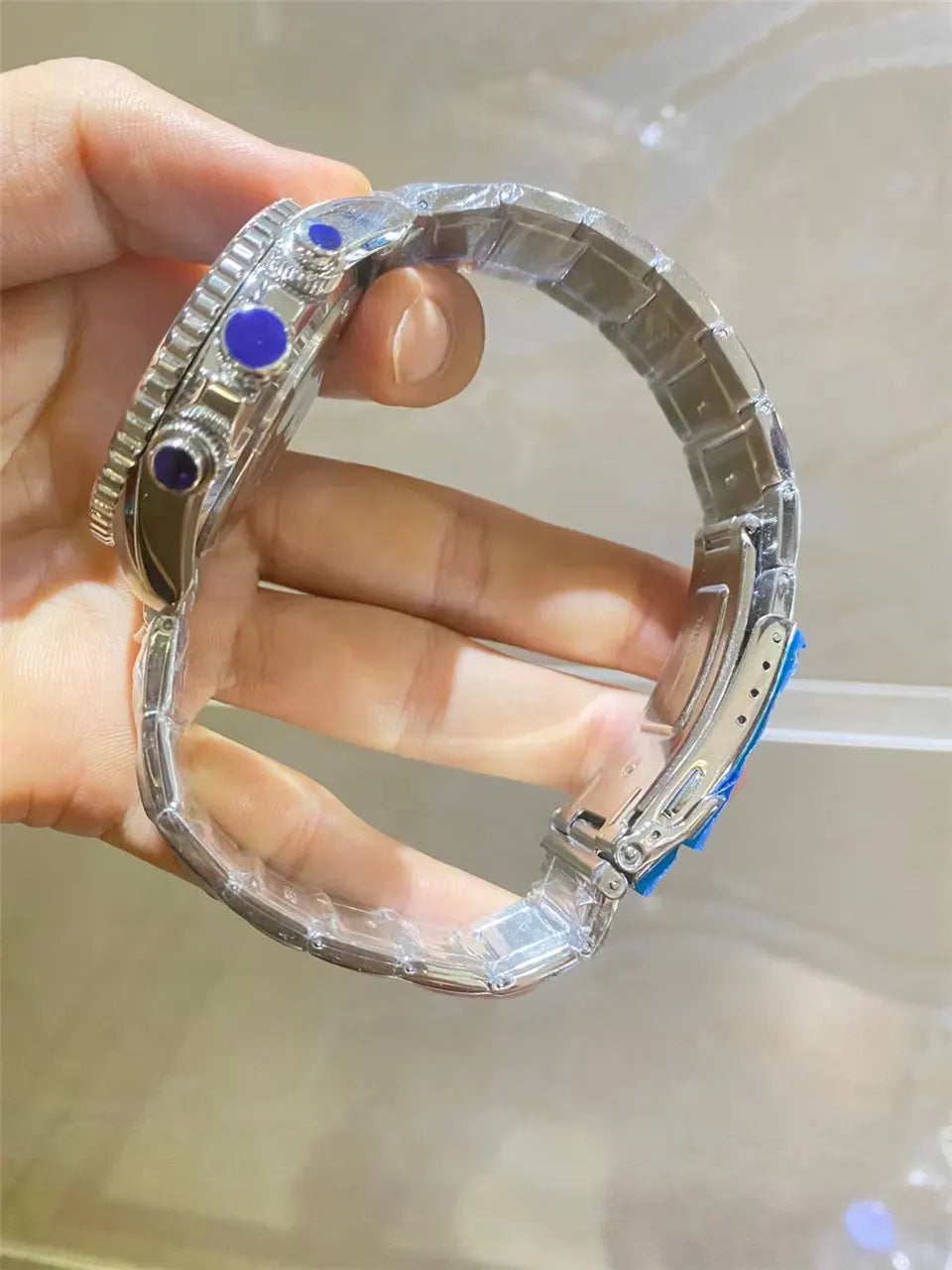 Seiko Prospex Blue Bezel - Hình 4
