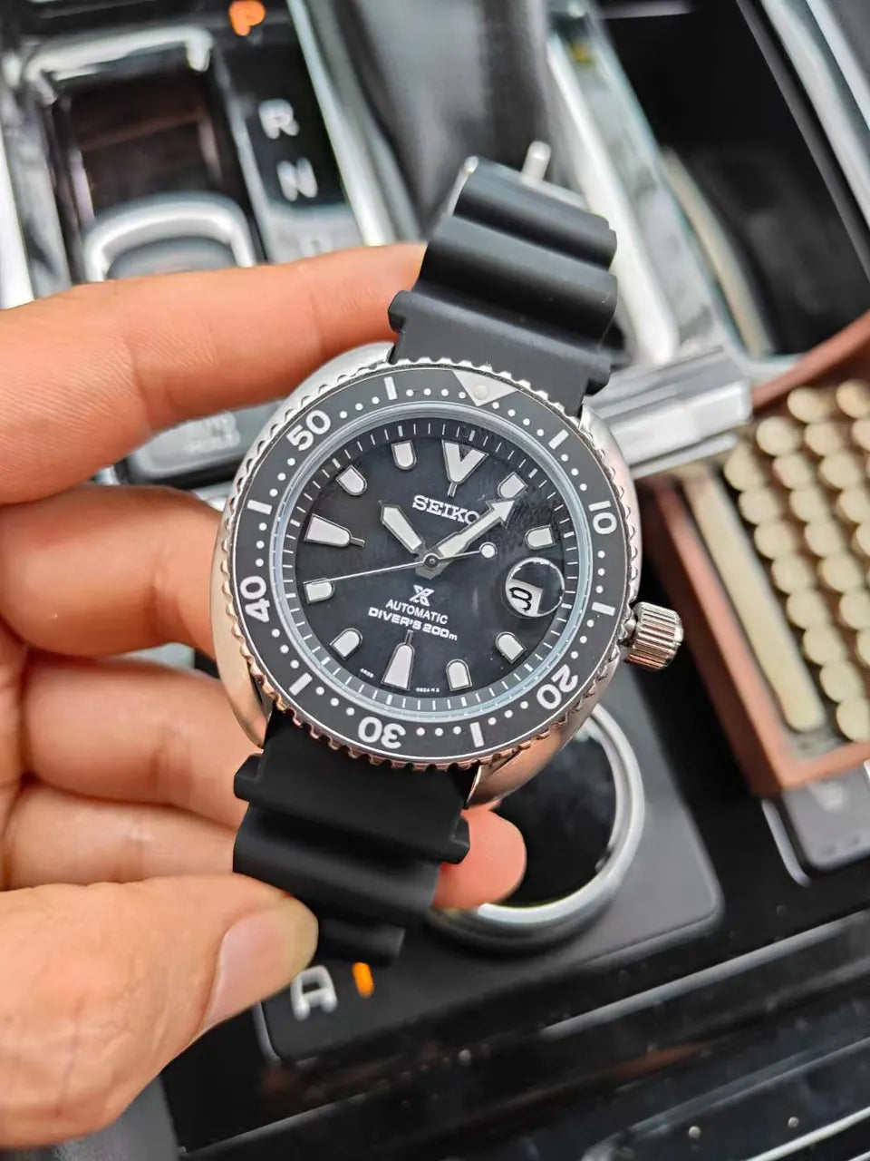 Seiko Prospex Black Rubber - Hình 4