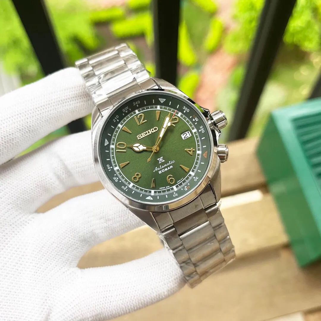 Seiko Alpinist Green Dial