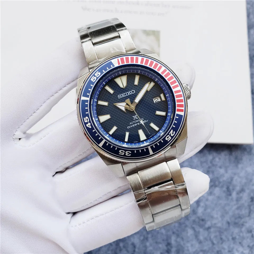 Seiko Blue Red Bezel - Hình 7
