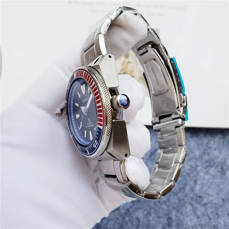 Seiko Blue Red Bezel - Hình 5