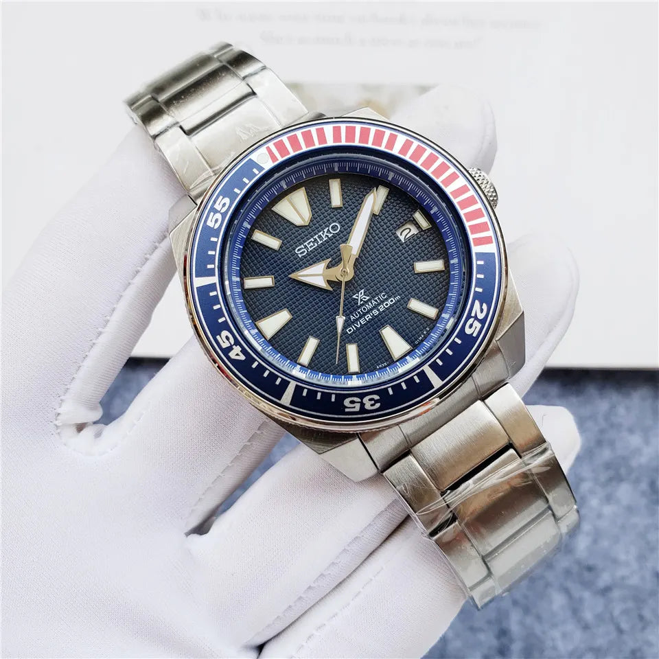 Seiko Blue Red Bezel - Hình 6