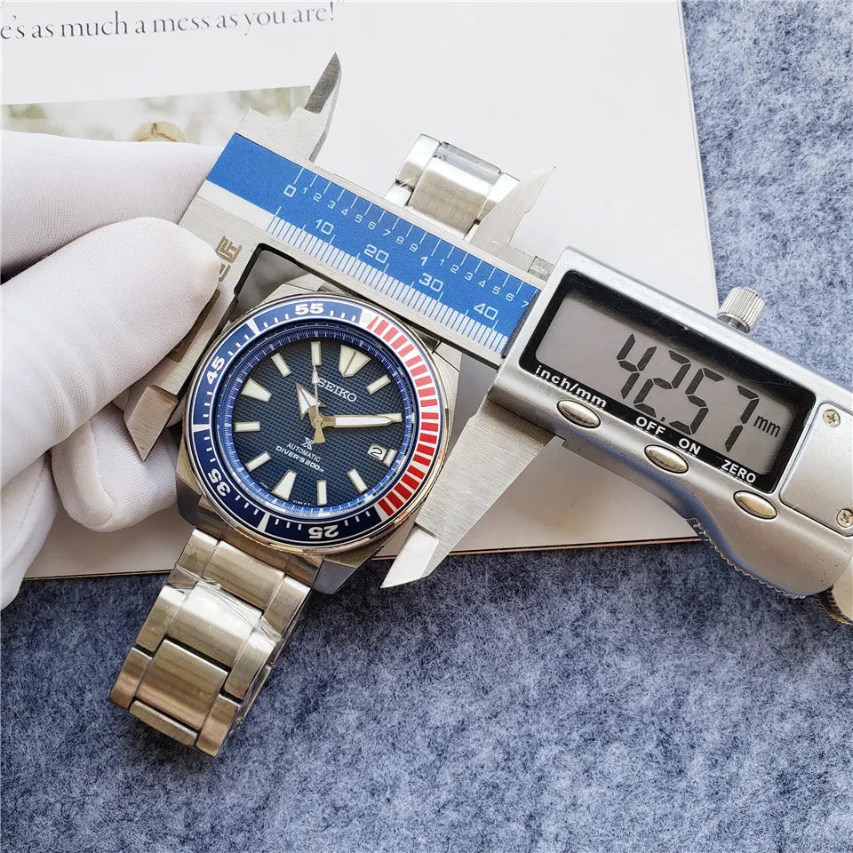 Seiko Blue Red Bezel - Hình 2