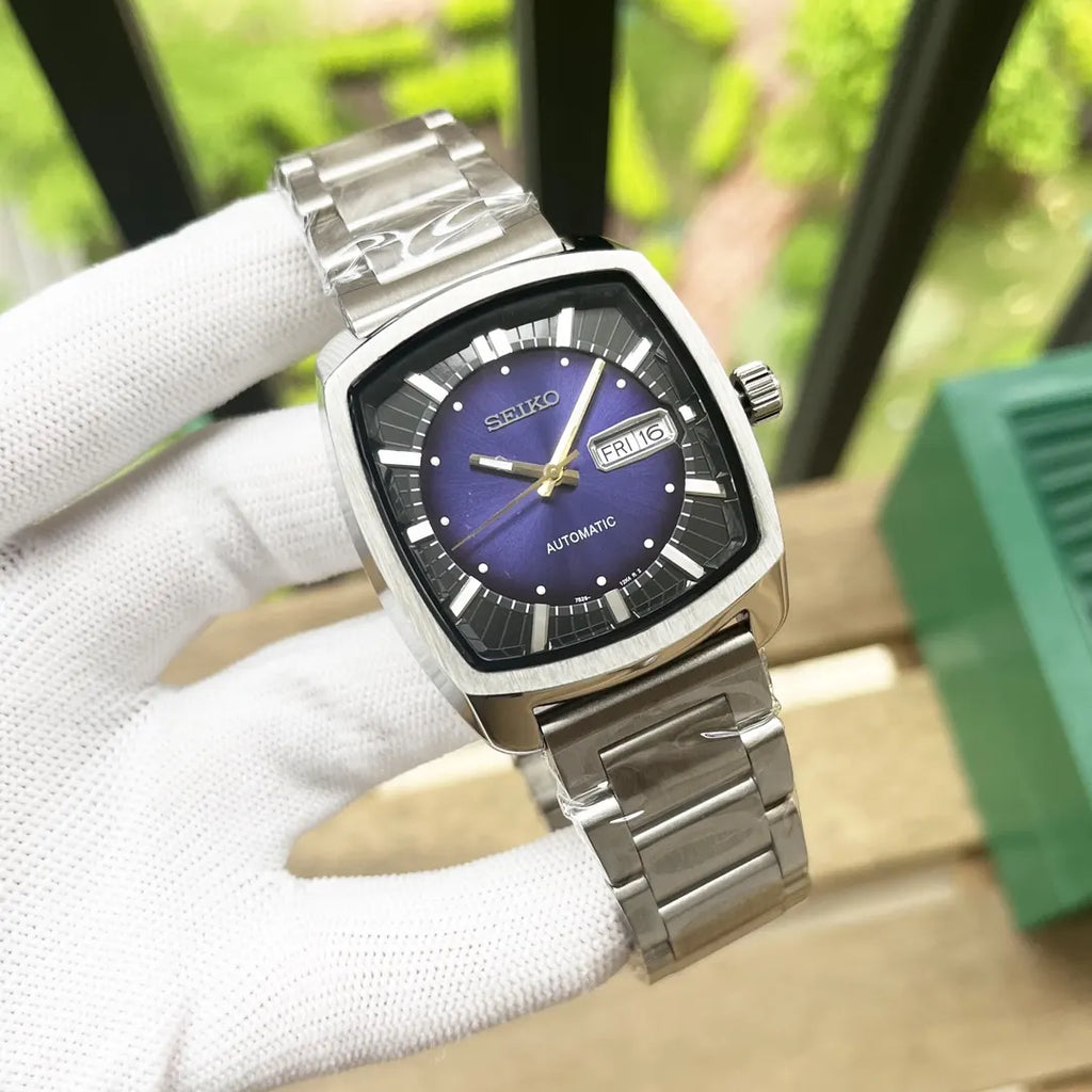 Seiko Purple Dial Watch - Hình 2