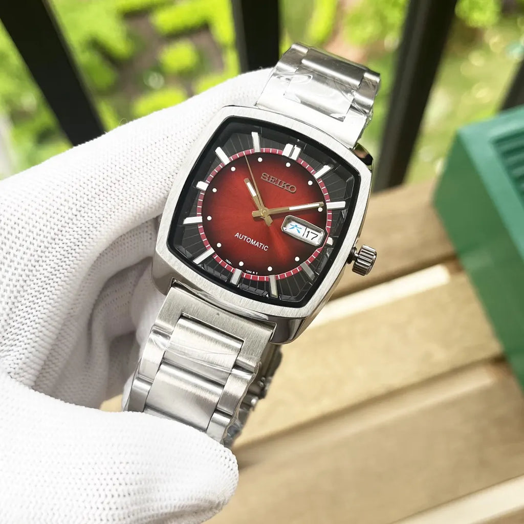 Seiko Red Dial Automatic - Hình 2