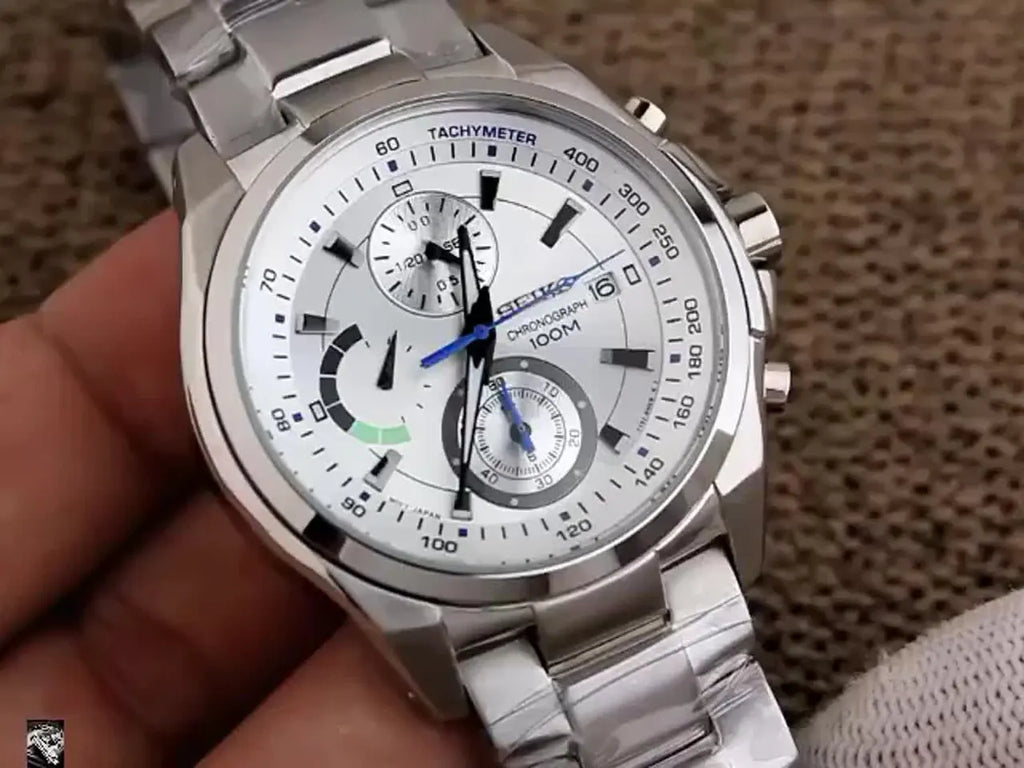 Seiko Silver Chronograph