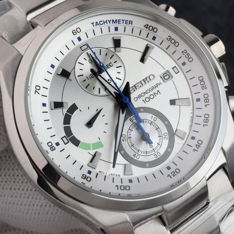 Seiko Silver Chronograph - Hình 3