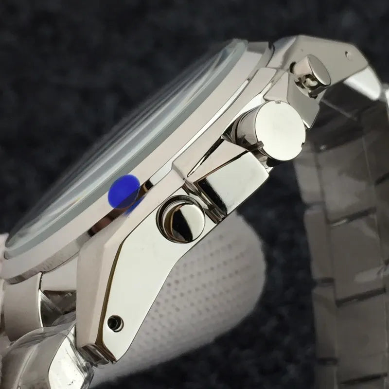 Seiko Silver Chronograph - Hình 2