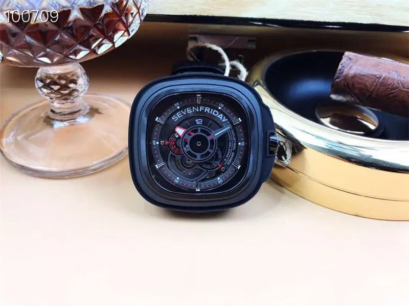 SevenFriday Black Automatic Watch