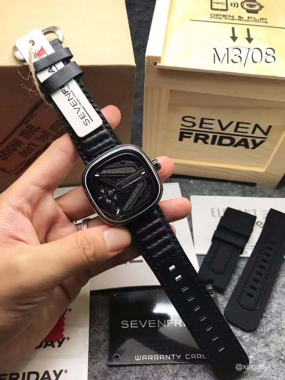 SevenFriday M3/08 Black - Hình 4