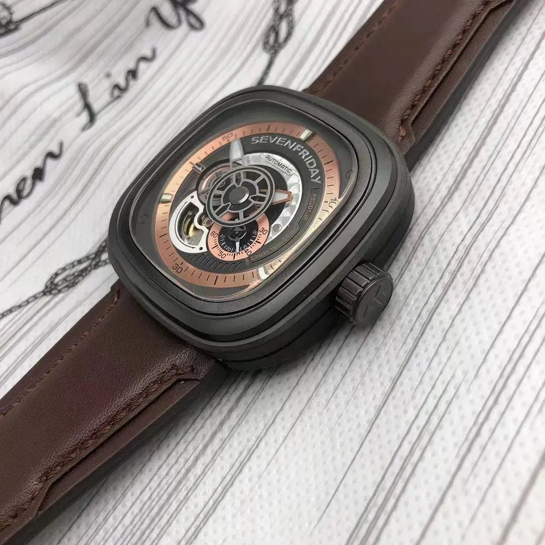 SevenFriday P2B/01 Brown - Hình 6