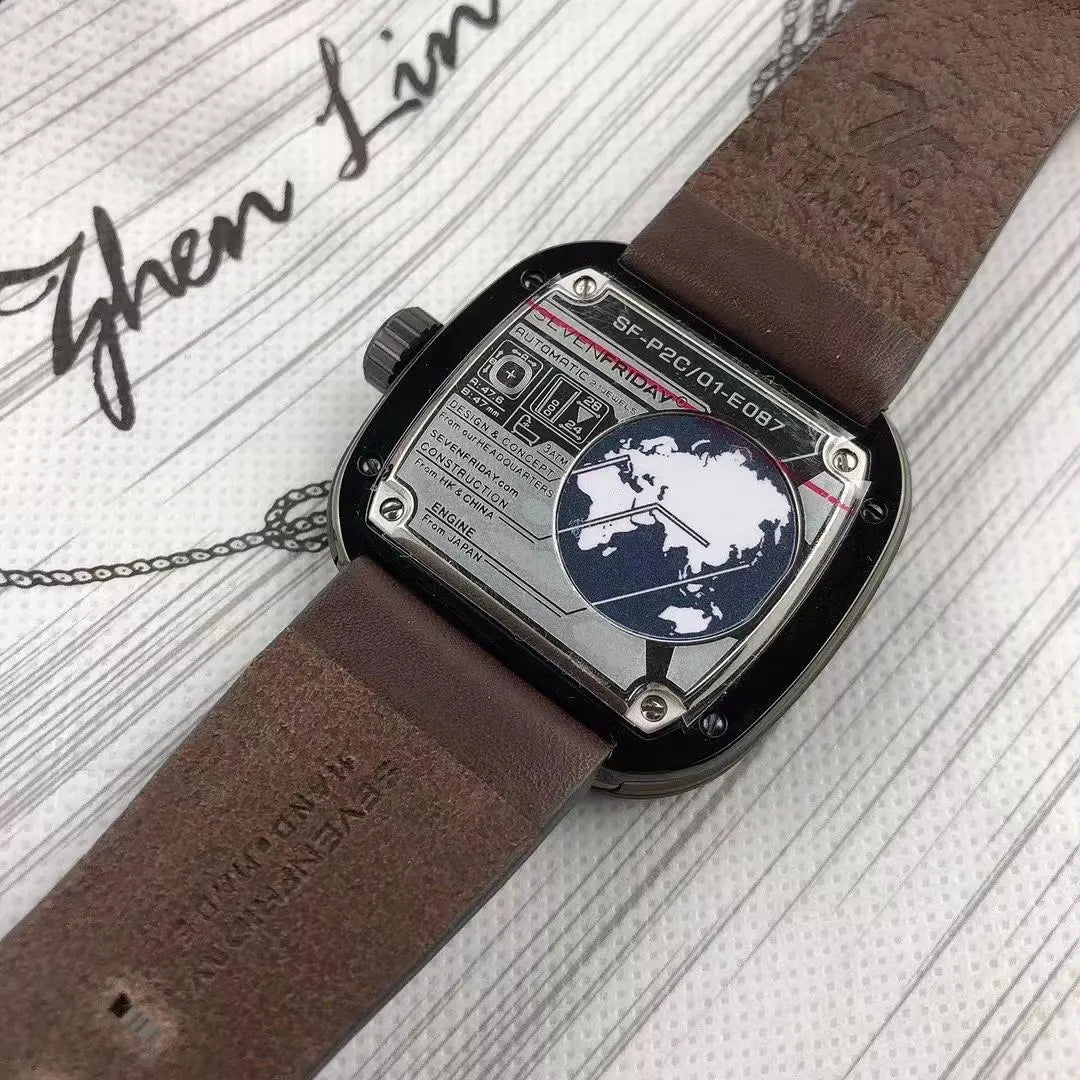 SevenFriday P2B/01 Brown - Hình 5