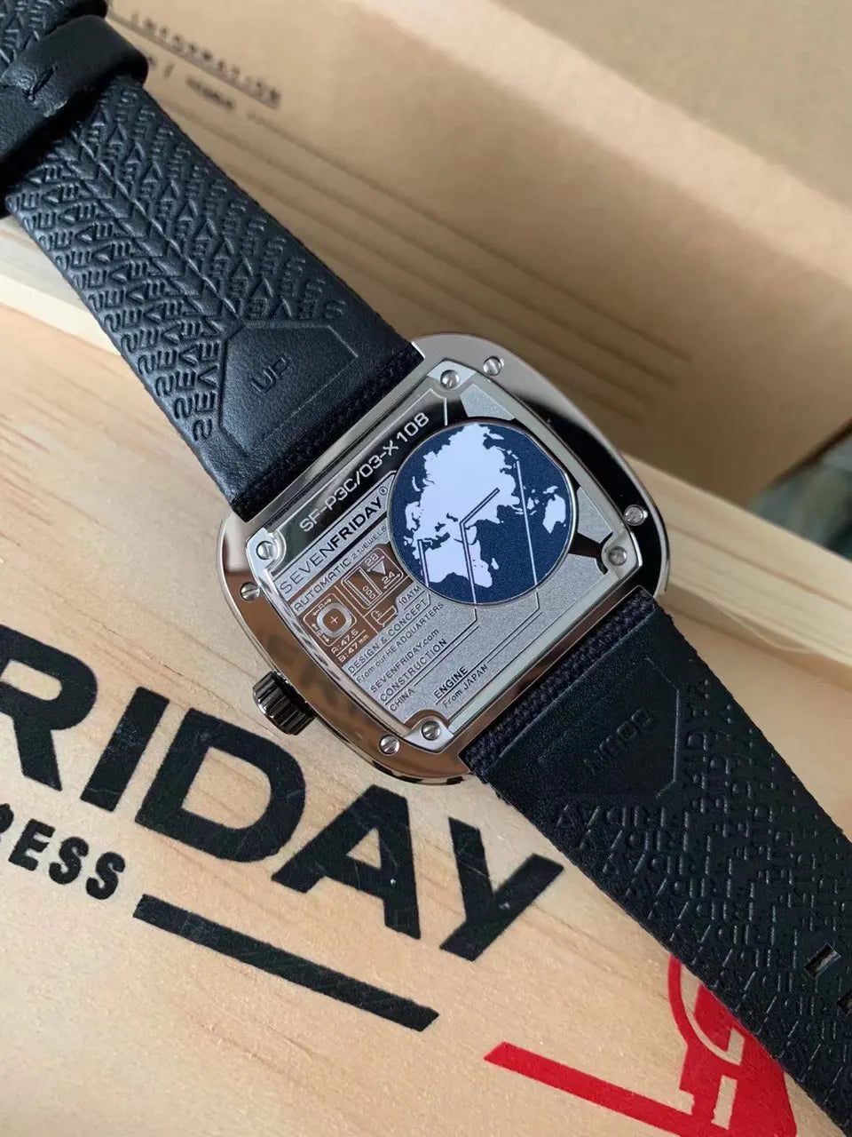 blue SevenFriday P3B/03 Watch - Hình 4