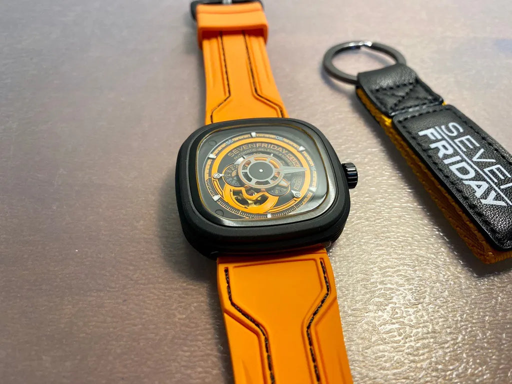 SevenFriday Orange Rubber - Hình 3