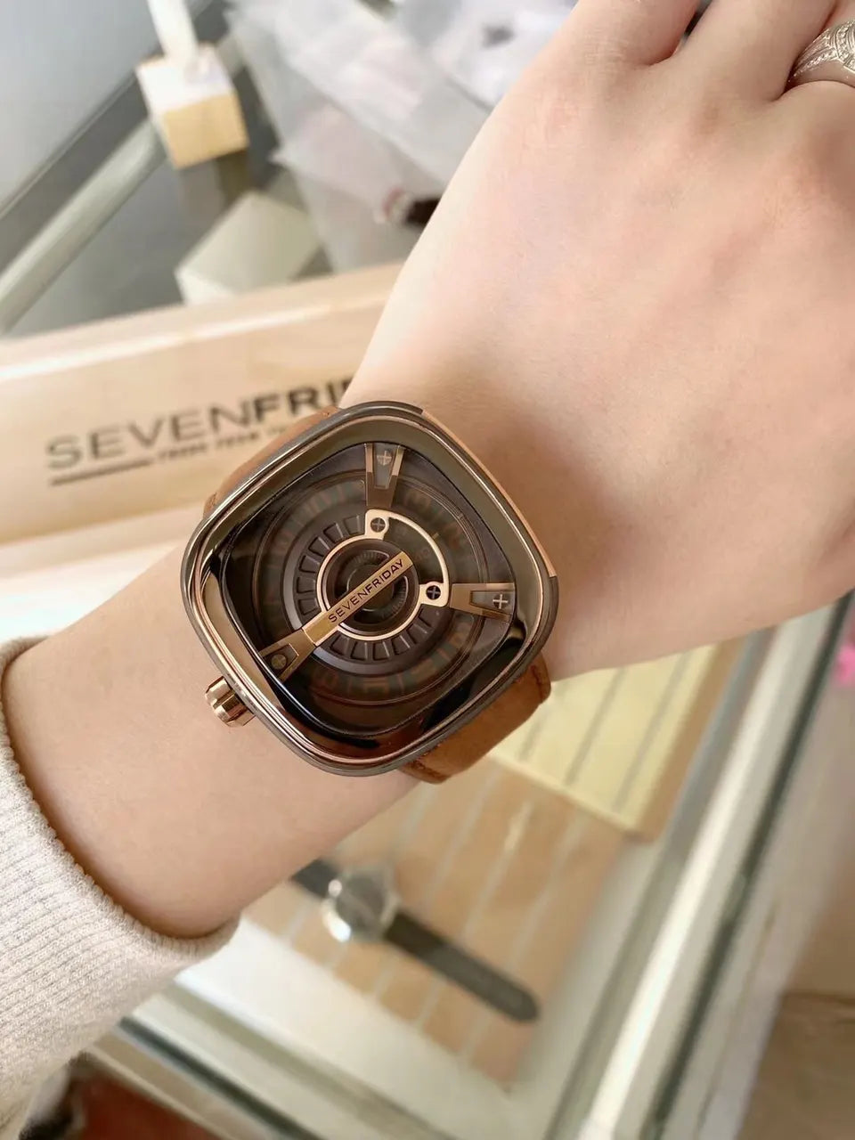 SevenFriday M3/01 Brown - Hình 6