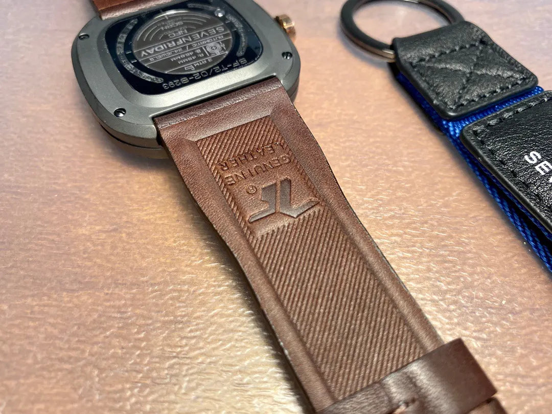 SevenFriday Bronze Leather Watch - Hình 2
