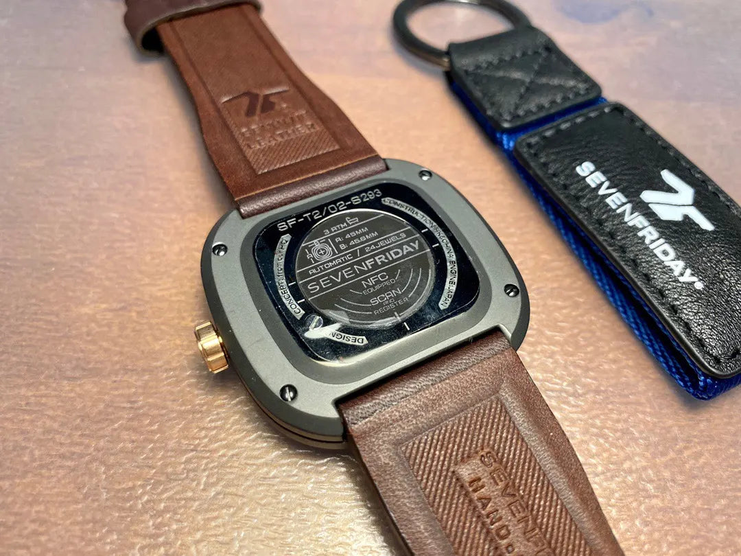 SevenFriday Bronze Leather Watch - Hình 3