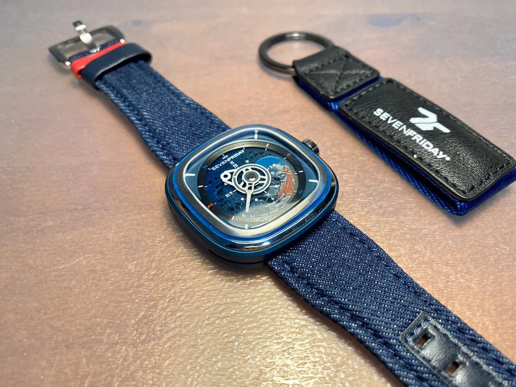 SevenFriday T2/01 Blue Denim - Hình 5