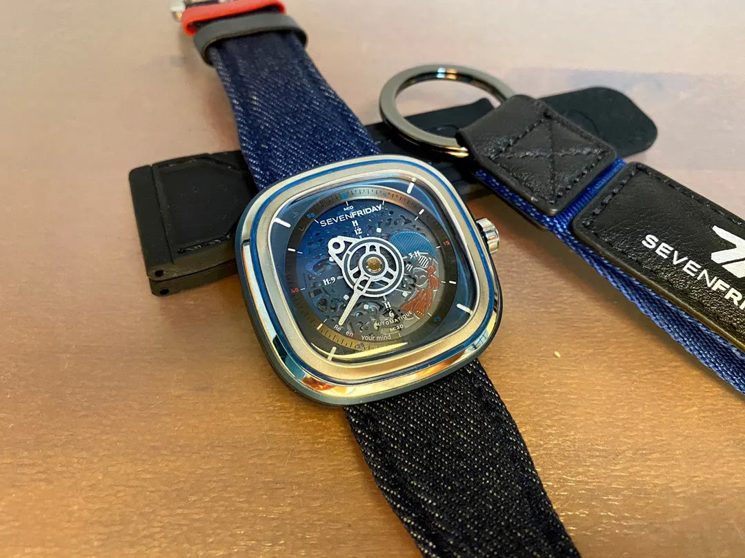 SevenFriday T2/01 Blue Denim - Hình 3