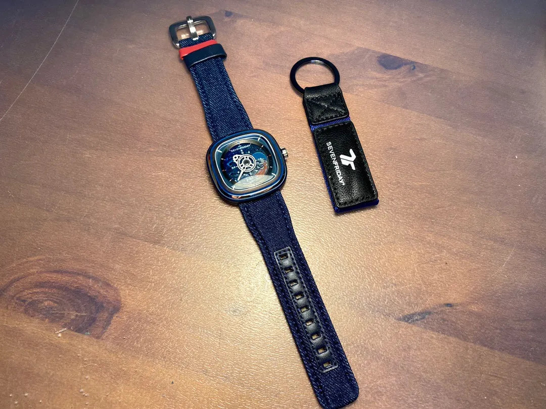 SevenFriday T2/01 Blue Denim - Hình 6