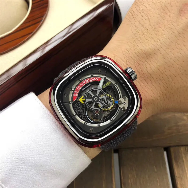 SevenFriday Denim Strap Watch - Hình 7