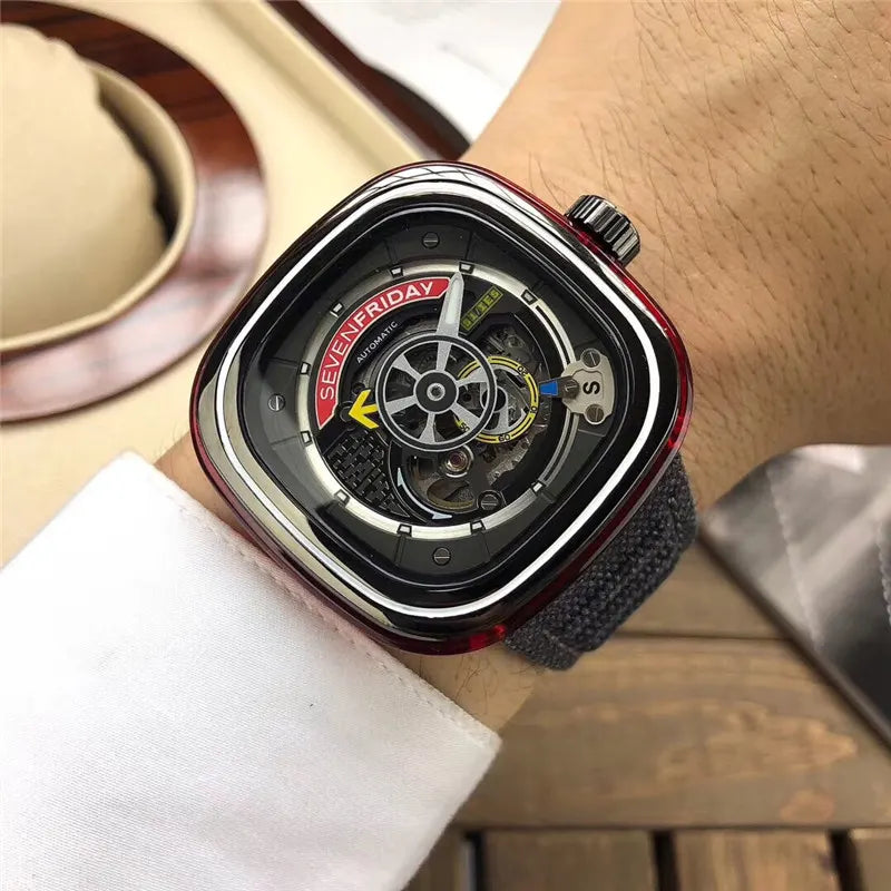 SevenFriday Denim Strap Watch - Hình 6