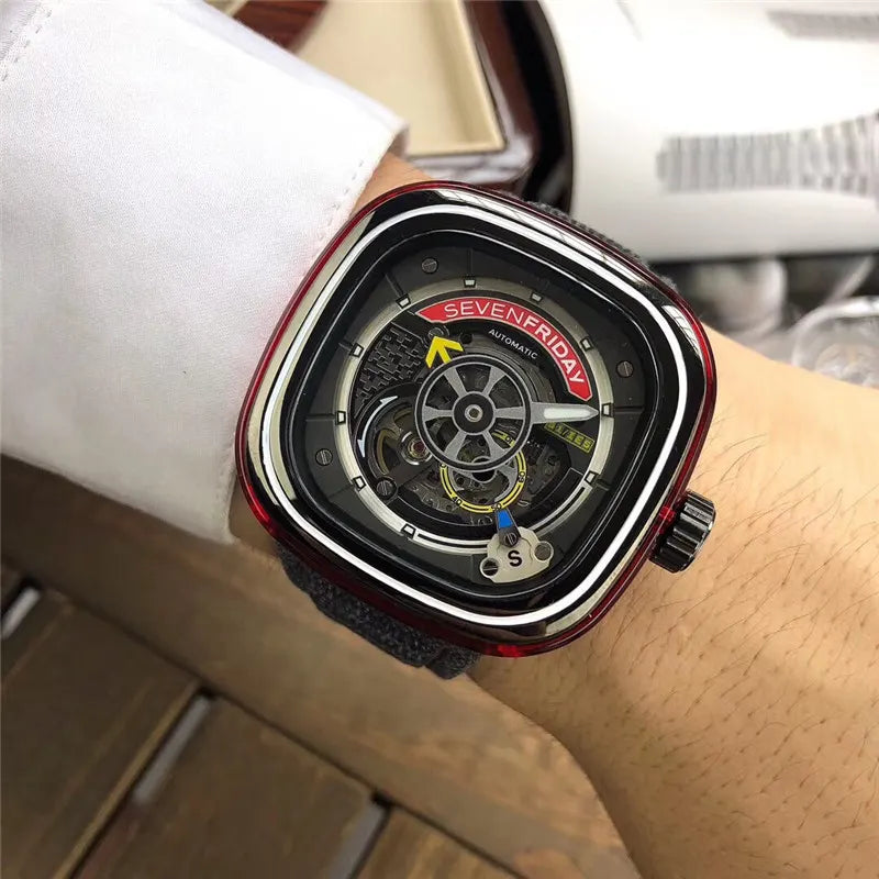 SevenFriday Denim Strap Watch - Hình 4