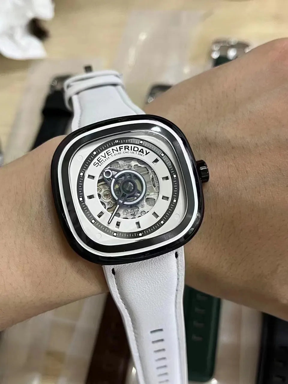 SevenFriday White Dial Watch