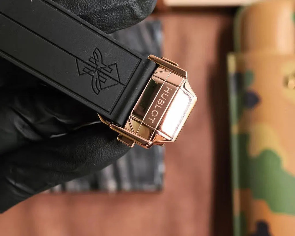 Hublot Rose Gold Diamond - Hình 3