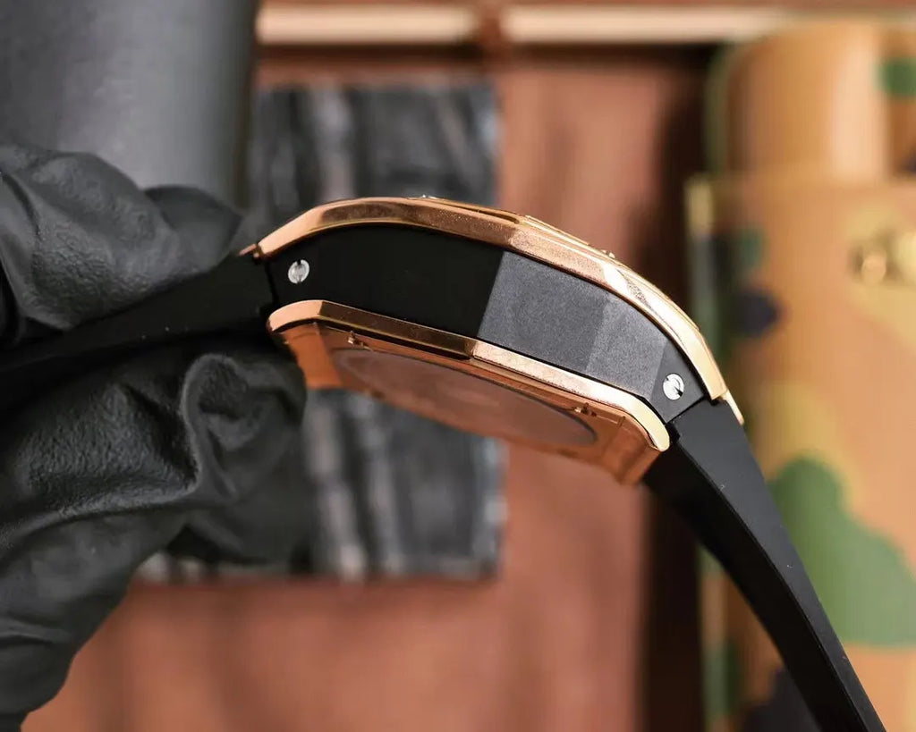 Hublot Rose Gold Diamond - Hình 4