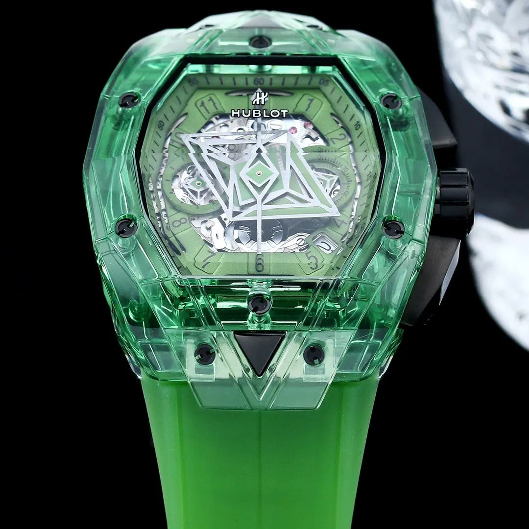 Hublot Green Sapphire Tourbillon - Hình 2