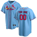st Cardinals Light Blue Custom Jersey
