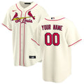 Cardinals Cream Custom Jersey