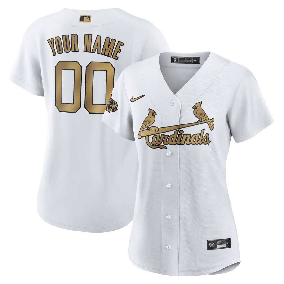 Cardinals White Custom Jersey nike